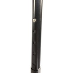 Canne pliante -  télescopique de 82 - 5 à 92 - 5cm -  tube alum - couleur Noir