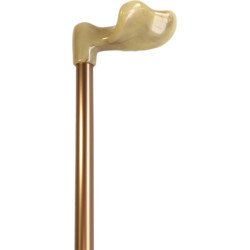 Canne télescopique de 76 à 98cm -  tube aluminium beige -  - couleur Beige