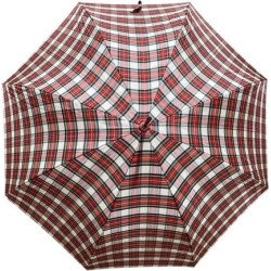 Parapluie long Blizzard AC karo écossais rouge - couleur Rouge