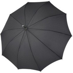 Long parapluie homme carbonsteel noir avec étoiles gris - couleur Noir