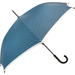 Long parapluie fiber flex graphics avec canne canne - couleur Bleu Canard