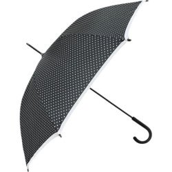 Long parapluie fiber flex graphics avec  canne - couleur Noir