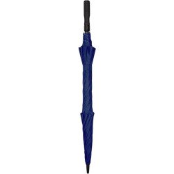 Long parapluie fiber golf uni avec poignée droite - couleur Bleu