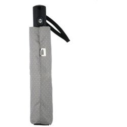 Petit parapluie carbonsteel uni avec petis pois blanc - couleur Beige