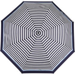 Petit parapluie rayé bicolore carbonsteel magic delight - couleur Marine