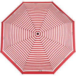 Petit parapluie rayé bicolore carbonsteel magic delight - couleur Rouge