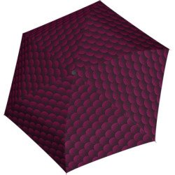 Petit parapluie carbonsteel mini slim Twister avec pois - couleur Fuschia