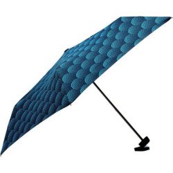 Petit parapluie carbonsteel mini slim Twister avec pois - couleur Bleu