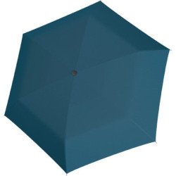 Petit parapluie carbonsteel slim uni - couleur Bleu Canard