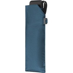 Petit parapluie carbonsteel slim uni - couleur Bleu Canard