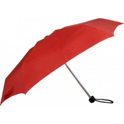 Petit parapluie fiber Handy uni - couleur Rouge