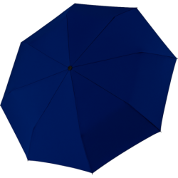 Petit parapluie Fiber Magic crazy uni noir - couleur Marine