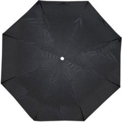 Petit parapluie mini fiber uni - couleur Noir