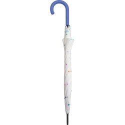 Long parapluie sweetheart avec canne - couleur Blanc