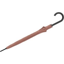 Long parapluie Esprit uni avec canne - couleur Marron