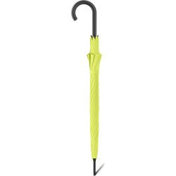 Esprit - Long parapluie jaune uni avec canne noire