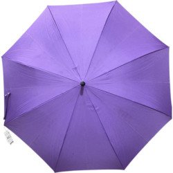 Long parapluie Esprit uni avec canne - couleur Mauve