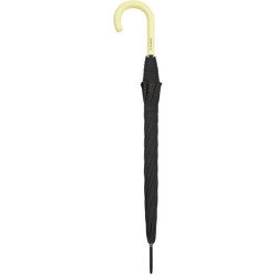 Long parapluie rainbow pop noir avec fines lignes multi - couleur Noir