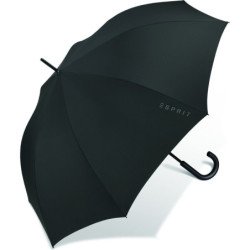 LONG PARAPLUIE HOMME UNI AVEC CANNE - couleur Noir