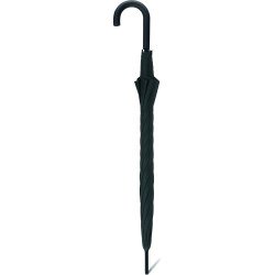 LONG PARAPLUIE HOMME UNI AVEC CANNE - couleur Noir