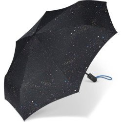 Esprit - Petit parapluie automatique Easymatic Light - noir étoiles