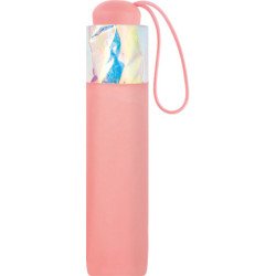 Petit parapluie shiny border - couleur Rose