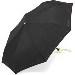Petit parapluie rainbow pop noir avec fines lignes mult - couleur Noir