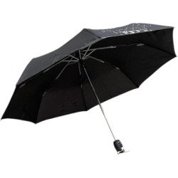 Moyen parapluie manche ergonomique - couleur Noir