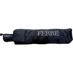 Moyen parapluie strass -  manche noir ergonomique - couleur Noir