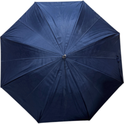 Laura Biagiotti  - Long parapluie canne en bois -  double toile - marine