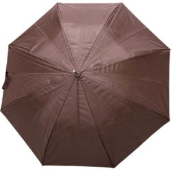 Laura Biagiotti  - Long parapluie canne en bois -  double toile - marron