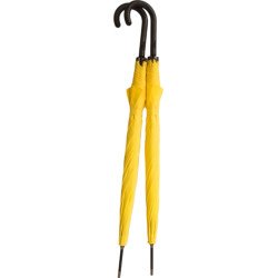 Long parapluie S.Oliver couleur uni -  poignée canne jaune