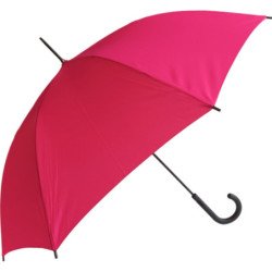 Long parapluie S.Oliver couleur uni -  poignée canne rose