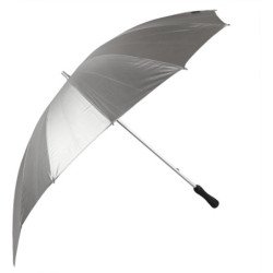 Long parapluie un i en forme de cœur - couleur Gris