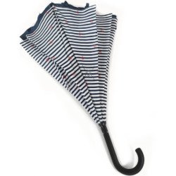Long parapluie bicolore réversible - couleur Marine