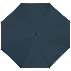 Long parapluie Falcone uni avec canne en bois - couleur Marine