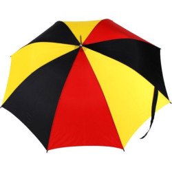 Long parapluie au couleur de la Belgique avec poignée d