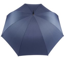 Long parapluie uni avec poignée droite - couleur Marine