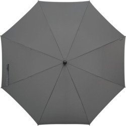 Long parapluie Falcone uni poignée droite - couleur Noir