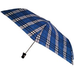 Parfi lance sa collection de parapluie moyen nommée Kapria - couleur Tartanbleu
