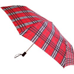 Parfi lance sa collection de parapluie moyen nommée Kapria - couleur Tartanrouge