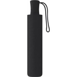 Parapluie de poche Pierre Cardin noir poignée droite - couleur Noir