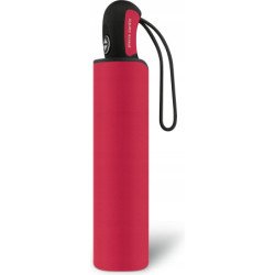 Parapluie de poche bicolore Pierre Cardin forme fleur - couleur Rouge