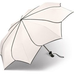 Parapluie de poche Pierre Cardin forme fleurs - couleur Blanc