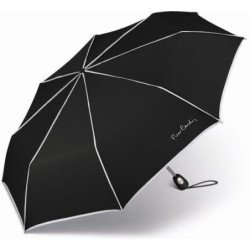 Parapluie de poche Pierre Cardin noir/blanc - couleur Multicouleur