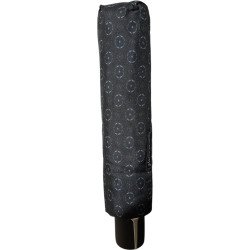 Parapluie de poche Pierre Cardin à motif poignée droite - couleur Cercles Gris