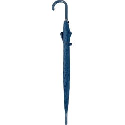 Long parapluie uni avec canne - couleur Marine
