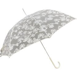 Long parapluie Vogue de cérémonie en dentelle - couleur Écru